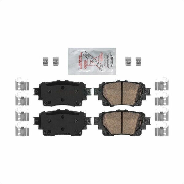 Ameribrakes Rear Ceramic Disc Brake Pads For Toyota Highlander Lexus NX350 RC300 NX350h Sienna RAV4 NWF-PRC2305